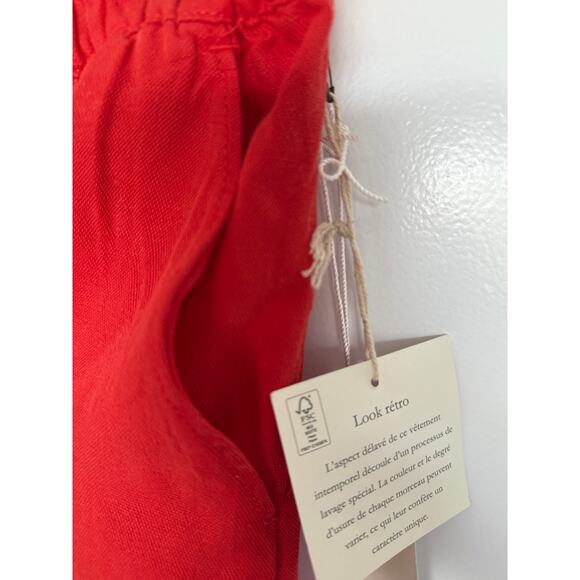 NWT Calypso St. Barth Vintagelook Linen Blend Ruffle Maxi, M - Picture 3 of 6